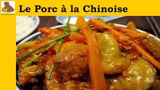 Porc à la chinoise recette rapide et facile HD [upl. by Siriso]