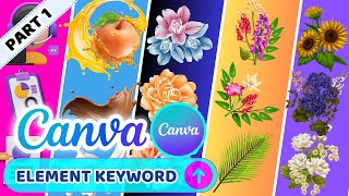 Canva Element Keyword  Part 1 [upl. by Howey]