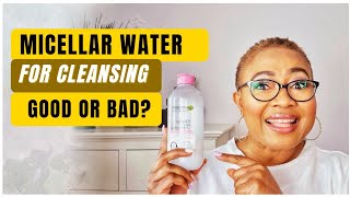 MICELLAR WATER FOR CLEANSING YOUR SKIN GOOD OR BADESTHETICIAN REVIEW [upl. by Bud581]