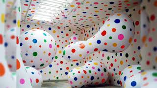 Kusama yayoi쿠사마 야요이정신장애로부터의 미세한 점들의 집적이 예술로 승화 안식의 호박 [upl. by Orgell]