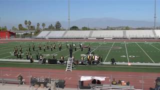 Black amp Gold Regiment  Centennial HS Circle City Classic  21 Oct 2017 [upl. by Suixela]