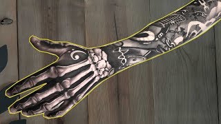 Tattoo Timelapse  The best free handed hand tattoo with the epic sleeve done [upl. by Foah187]