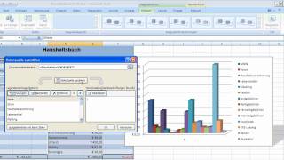 Excel für Einsteiger  Teil 6 Diagramm einfügen und formatieren [upl. by Aihsetan917]