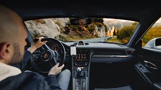 Susten Pass Driving Bliss Movie  Porsche 911 GT3 Touring Raw Sound 4K [upl. by Sedgewick]