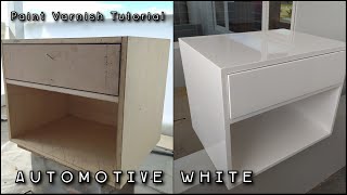 What Paint Finish Is Best For Plywood How to Paint a Side Table  Best Finish [upl. by Patten138]