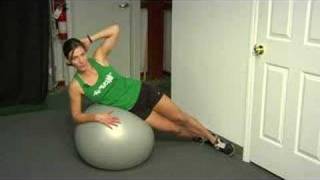 Stability Ball Combination Exercises  Stability Ball Exercises Oblique amp Abs [upl. by Murial]