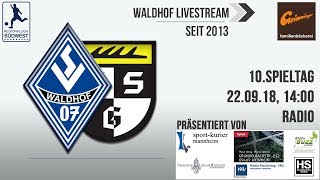 10Spieltag SV Waldhof  TSG Balingen Radio [upl. by Kilby]