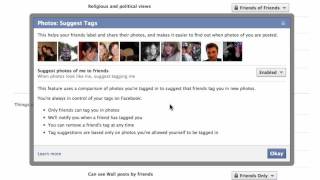 How to Stop Facebook from Suggesting Photo Tags to Friends [upl. by Mckenna158]