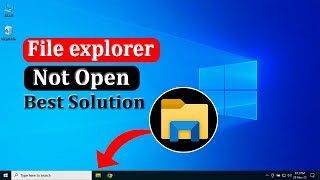 File Explorer Not Responding Windows 10  Windows 10 File Explorer Not Opening Fix [upl. by Kimon119]