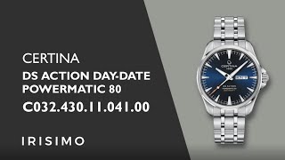 CERTINA DS ACTION DAY DATE POWERMATIC 80 C0324301104100  IRISIMO [upl. by Stonwin212]