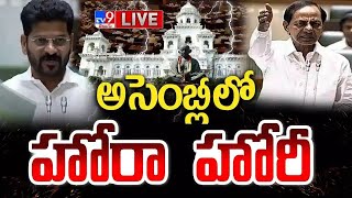 LIVE  అసెంబ్లీలో మాటల యుద్ధం  Telangana Assembly  CM Revanth Reddy Vs KCR  TV9 [upl. by Eikcin]