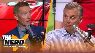 Joel Klatt reveals his NFL Mock Draft talks CardinalsRosen broken trust amp defends Baker  THE HERD [upl. by Jung575]