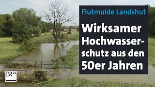 Künstlicher IsarArm Landshuter Flutmulde  Einzigartiger Hochwasserschutz  Abendschau  BR24 [upl. by Baiel]