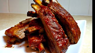 How to make BBQ Ribs in the Oven  Oven Baked Barbecue Ribs EASY [upl. by Valencia304]