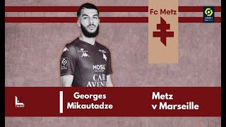 Georges Mikautadze vs Marseille  2023 [upl. by Attenej]