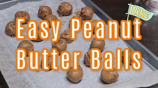 How to Make Peanut Butter Balls  easy recipe [upl. by Neall]