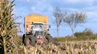 Agrartechnik in Ostfriesland Maisernte 2012  Festgefahren und dann [upl. by Clementi554]