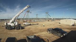 LCRA Job Site Time Lapse [upl. by Notrem]