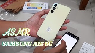 ASMR Unboxing Samsung A15 5G [upl. by Nitsugua331]