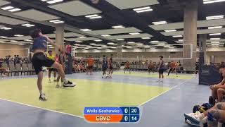 2024 Hawaii 50 Classic Volleyball Tourney  High School Div  Pool Game 1  WellsLogos vs EBVC [upl. by Ihtak]