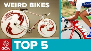 Top 5 Weirdest Road Bikes Of All Time [upl. by Alohcin722]