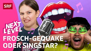 S2 35 🏆 SRF Kids – Next Level Gurgeln Summen Singen – Welche Songs sind es  Gameshow Kinder [upl. by Nairrot]