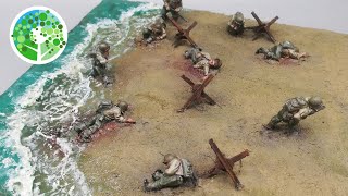 Making an AMAZING DDay diorama  28mm WW2 [upl. by Aundrea65]