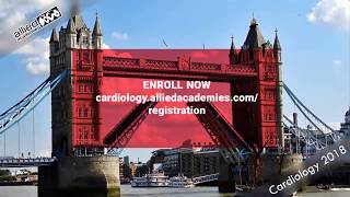 Cardiology Conference  London  Allied Academies  Cardiology Congress  October  2018 [upl. by Iad]