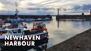 Edinburgh Newhaven Harbour Evening Walk  SCOTLAND walking tour 4k [upl. by Goff202]