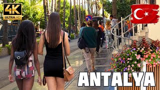 ANTALYA TURKEY 2023 CITY CENTER  WALKING TOUR  4K UHD 60FPS [upl. by Nellahs]