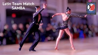 Latin Dance Team Match Presentation  Samba  Eastern United States Dancesport Championship [upl. by Anilrats]