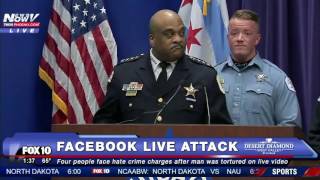 SHOCKING 4 People Charged w HATE CRIME After ATTACK of Mentally Disabled Man on Facebook LIVE FNN [upl. by Anoved154]