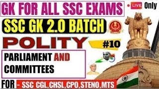 Lecture10 Polity By PARMAR SSC  SSC GK 20 BATCH [upl. by Nairahcaz]