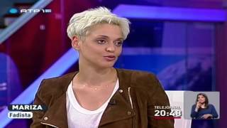 Mariza em entrevista no Telejornal da RTP  14042014 [upl. by Siuol]