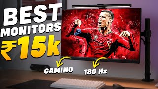 Top 5 Best Monitor Under 15000🔥Gaming Editing Productivity🔥Best Monitors Under 15000 In India 2024 [upl. by Geithner]