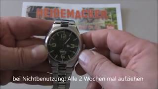 Automatikuhr aufziehen Tipp automatic watch [upl. by Catt890]