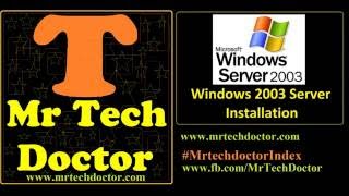 Windows Server 2003 Installation Step by Step [upl. by Robb]