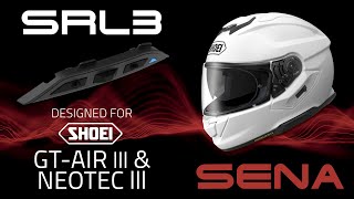 Sena SRL3  Shoei GTAir III Install  Overview  Motorcycle Comms [upl. by Ahsemal]