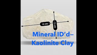 Kaolinite mineral identifiedKaolin clay [upl. by Carbo542]