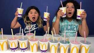 Don’t Choose the Wrong McDonald’s Drink Slime Challenge [upl. by Alanah235]