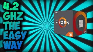 overclocking ryzen 5 2600 to 42 ghz easy [upl. by Greenland]