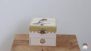 Musical Cube Box Ballerina from Trousselier on Jeujouetcouk [upl. by Ysle339]