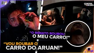 🚨 RENATO GARCIA INVADIU A LIVE E ROUBOU O CARRO DO ARUAN  Cortes do Aruan [upl. by Nirag]