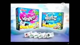 Kelloggs Screamin Fruit Winders and Spurters Shark Tale Tongue Transfers UK 2004 Advert Music [upl. by Lednam]