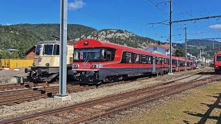 SBBC Re 420 160 schiebt die S22 von Balsthal nach Oensingen [upl. by Thar]