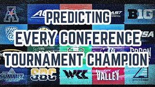 Predicting Every Conference Tournament Champion in 2024 to Prepare for March Madness [upl. by Debbee138]