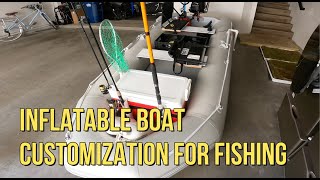 Inflatable Boat Customization For Fishing [upl. by Letti]