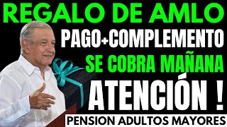 💥AMLO REGALO de Julio en la PENSIÓN IMSS más COMPLEMENTO💥SE COBRA MAÑANA💥 [upl. by Annaigroeg]