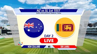 🔴Nz vs Sl Live Test  Day 2  New Zealand vs Sri Lanka Live Cricket Match Today Score amp Commentary [upl. by Koffler]