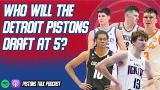 NBA Mock Draft Who Will The Pistons Pick  Pistons Talk Podcast [upl. by Essenaj71]